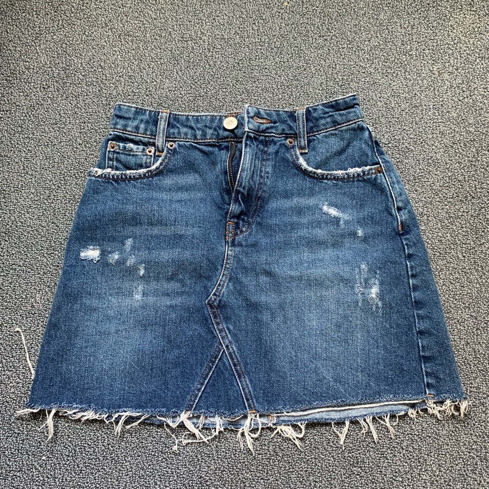 BDG jean skirt
